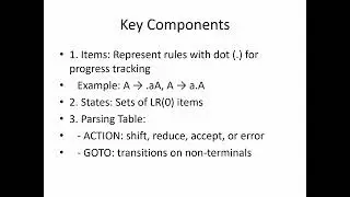 LR(0) Parser Explained Easily | Compiler Design | Step-by-Step PPT Explanation