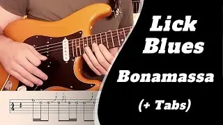 Plan Blues Facile + un exercice   La gamme Pentatonique Mineure dans le style de Joe Bonamassa