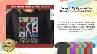 Funny In My Gymnast Era Groovy Gymnastics T-Shirt