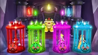 Mario Party 5 MiniGames - Mario Vs Luigi Vs Peach Vs Boo (Master Cpu)
