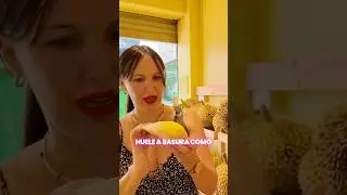 🤢🤮 ESTA es la fruta M&Aacute;S ASQUEROSA?! La PROB&Eacute; en Tailandia 🇹🇭 #durian #tailandia