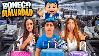 O BONECO MALVAD&Atilde;O DO VINIBUG APARECEU NA NOSSA VIAGEM!! ELE &Eacute; MALVADO??!