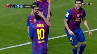 Messi Superhuman Assist vs Real Madrid to Eric Abidal !