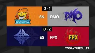 SN vs.DMO | ES vs. FPX - Week 4 Day 6 | LPL Summer Split (2020)