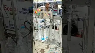 9 BPM Water bottle filling machine #shorts #youtubeshorts #viral