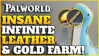 Palworld | INSANE INFINITE Leather & Gold Farm! (INFINITE RESOURCES)