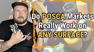POSCA Markers: The Ultimate Test on Wood, Paper, and Glass! 🎨 (Honest Review)