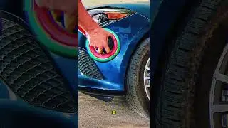Deep bumper scraping repaired in 3 steps #paintcorrection #buffing #ceramiccoating #volkapp