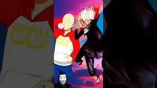 saitama vs okarun #shorts #anime