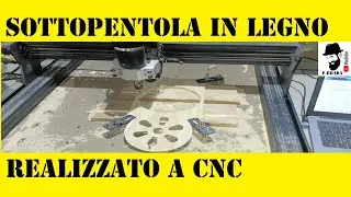 Sottopentola in legno con la CNC