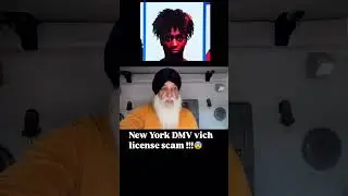 Driving license scam in New York DMV .