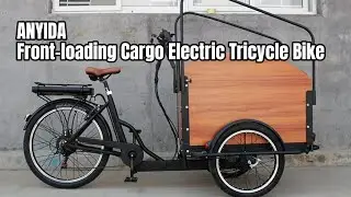 ANYIDA Front-loading Cargo Electric Tricycle Bike | 3-Wheel Electric Cargo Reverse Trike