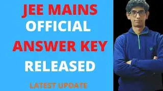 JEE MAINS 2021: Answer key Released |March attempt |Chetan Batra