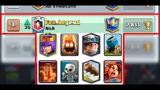 mortar miner poision archer queen best deck Clash Royale Fer Legend