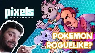 POKEMON ROGUELIKE em um mundo futuristico e ADULTO?! | PIXELS digital creatures | INDIE REVIEW