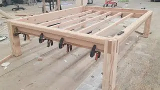 Ensamble Tipo Castillo Base de Cama Sin tornillo parte 1.
