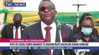 NYSC DG Urges Corps Members To Demonstrate Discipline During Swearing-In Ceremony