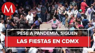 Pandemia de covid-19 no impide fiestas y aglomeraciones en la CdMx
