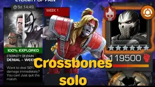 Eternity of Pain - Crossbones solo with Omega Red | week 1 | MCOC