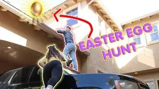 SLIME EASTER EGG HUNT! Easter eggs filled with slime!