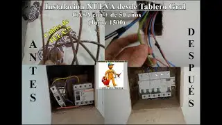 Re Cableado Completo en Casa de + de 50 Años (