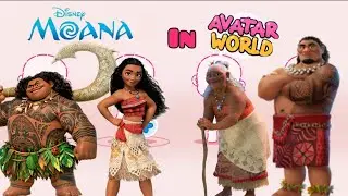 How To Make Moana  🌬️🌊 in Avatar World!! #avatarworld #moana #videos
