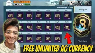 😍FREE 10000 AG CURRENCY IN BGMI & PUBG MOBILE - UNLIMITED FREE AG CURRENCY @ParasOfficialYT