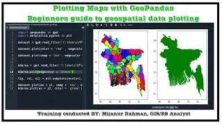 Plotting Maps with GeoPandas || Beginners guide to geospatial data plotting