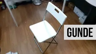 IKEA's GUNDE Folding Chair Demonstration