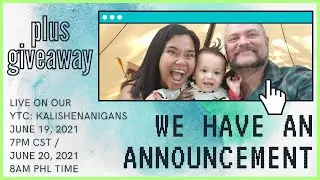 WE HAVE AN ANNOUNCEMENT!!! | Kalishenanigans