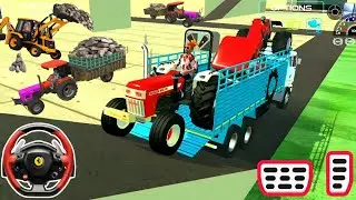 🔴Drive Big Truck and loaded inside two Tractors Big challenge in truck game 🔥 #truck #gamingvideos 