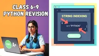 Python String Indexing Tutorial: How to Access Characters (Beginner) | Slicing & Negative Indices