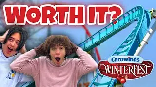 Видеоблог о WinterFest в Carowinds 2025!