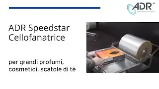 Cellofanatrice per grandi profumi, cosmetici, scatole di t&egrave; - ADR Speedstar