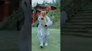 Старый даос демонстрирует 