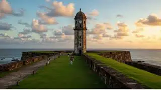 UNESCO Heritage Site in 40  Seconds &ndash; Galle Fort #disneypixarstyle  #gallefort #unescoworldheritage
