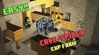 Easy Cave-Spider exp farm! (1.16-1.20.2)
