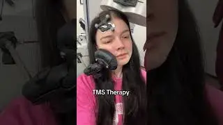TMS therapy treatment! My sessions were 3 minutes long. #tmstherapy #tmstreatment #depression