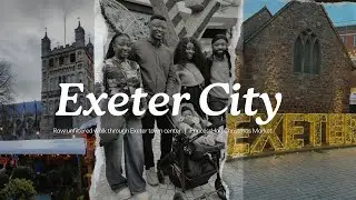 Raw unfiltered walk through Exeter town Center | PrincessHay Christmas Market | Trial YT Vlog 😂