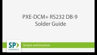 RS232 DB-9 Solder for a PXE-DCM+ Emitter