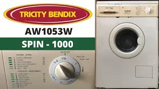 Tricity Bendix Eco Shower AW1053W Washing Machine - [6] Spin-1000