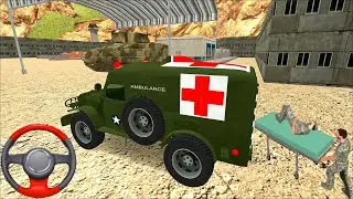 US Army Rescue Ambulance Simulator - Transport Injured Soldier! Android gameplay