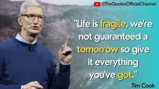 Top 20 Tim Cook Quotes You Must Know | Motivational | Success | Inspirational | Business | Life