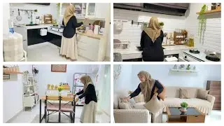 Beberes sebelum Liburan || Bersih-bersih rumah || Merubah suasana 