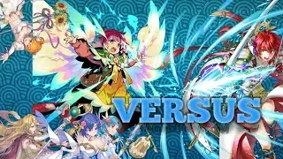 Legendary Fae, B. Larum, H. Catria and Elimine VS Legendary Hinoka Abyssal Limited Hero Battle