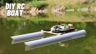 DIY Remote Control Boat with PVC Pipe and DC Motors | Easy Step-by-Step Guide