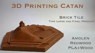 Catan 3D Brick Tile Print- Timelapse & Final Product