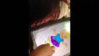 Chic Baby Game- b&eacute; 2 tuổi chơi tr&ograve; Chic Baby Game tr&ecirc;n ipad
