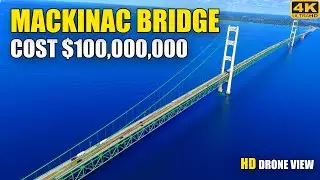 Mackinac Bridge - A DRONE VIEW