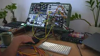 Coffee Break Patching // September 12, 2025 // eurorack modular synthesizer, Monome Norns